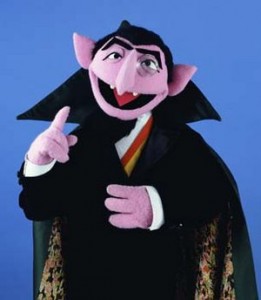 the-count Don't get caught up in the numbers AH AH AH