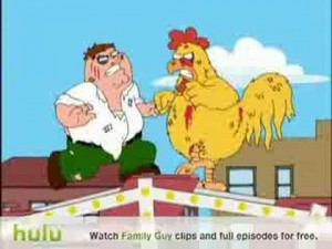 Family Guy Peter knows that chicken is high in protein