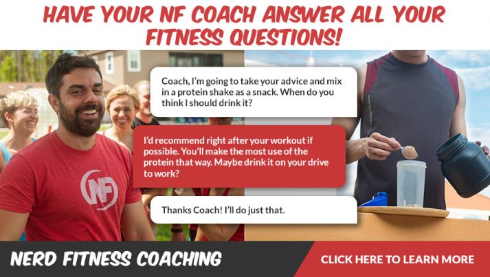 Nerd Fitness Coaching Banner