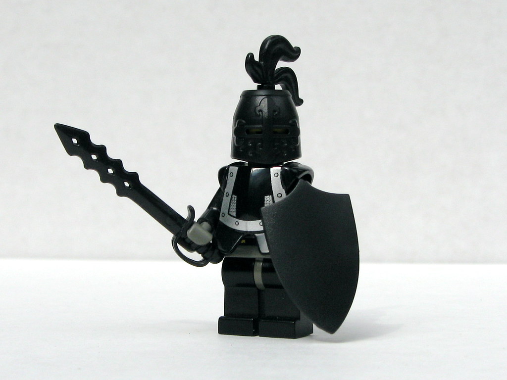 This Knight knows equipment will help level her up.