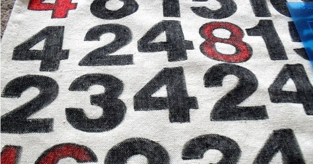 Numbers Numbers, like those on this carpet, will help show if you're progressing in fitness.