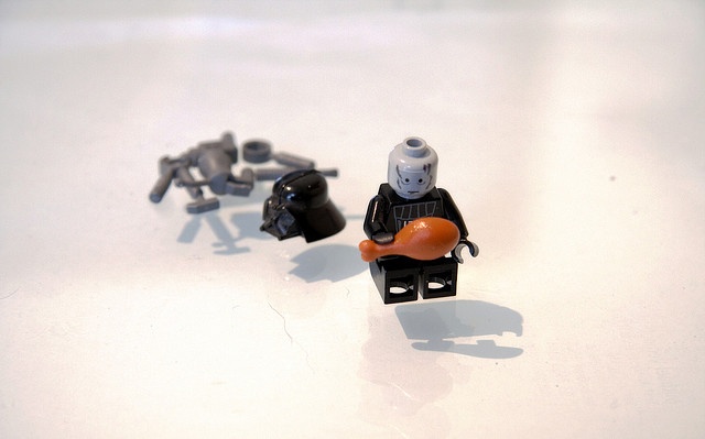 Darth vader eating a turkey leg