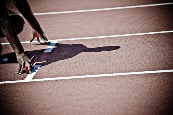 Getting set in starting blocks