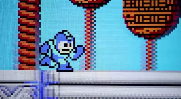 mega man running