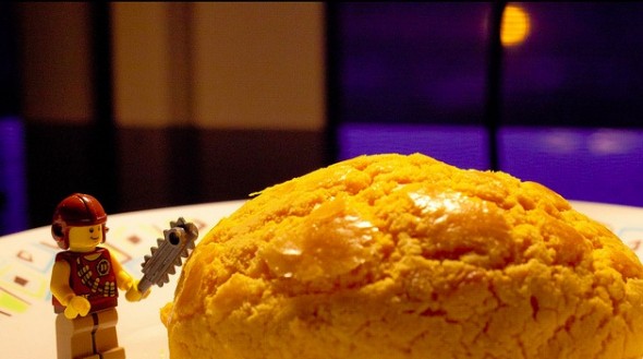 This LEGO knows that if you want to gain weight and muscle, carbs will be your friend.