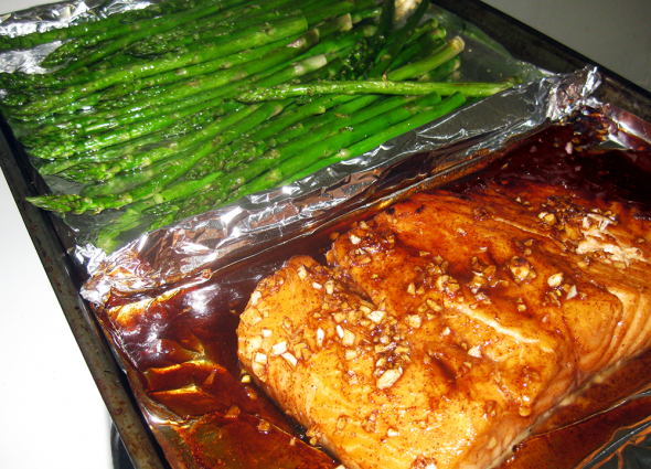 Honey Soy Sauce Salmon Finished