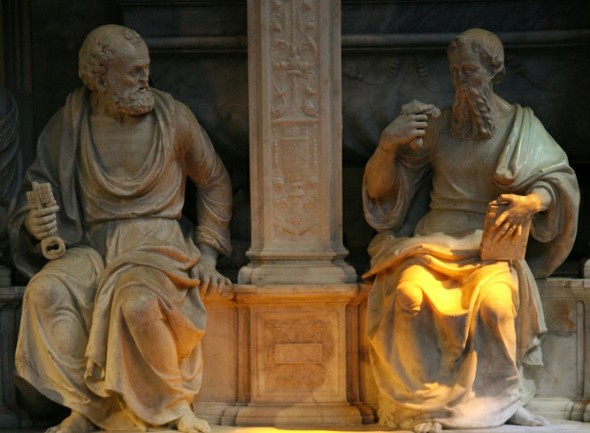 Plato-and-socrates-statues plato and socrates statues