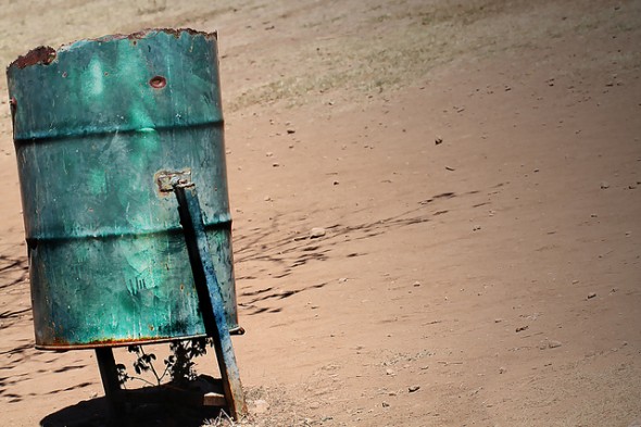 old trash can old trash can