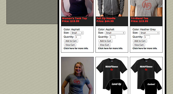 Nerd Fitness Store Nerd Fitness Store