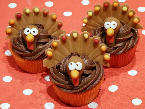 turkey cupcakes