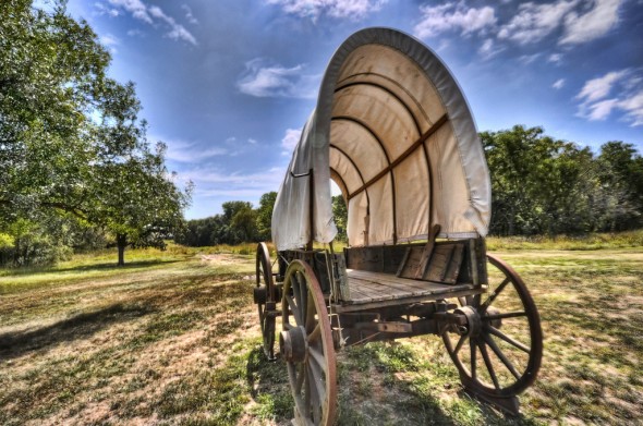 oregon trail wagon