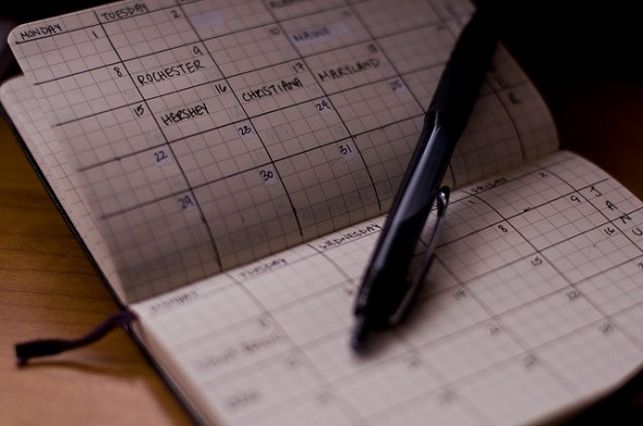 Calendar where will you be