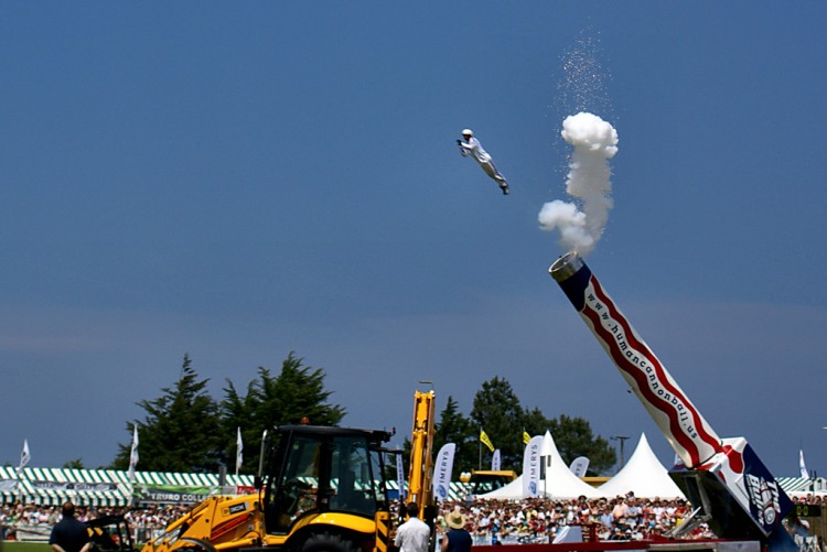human cannonball