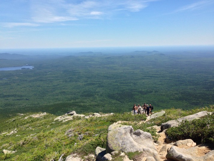 Halfway up the mountain