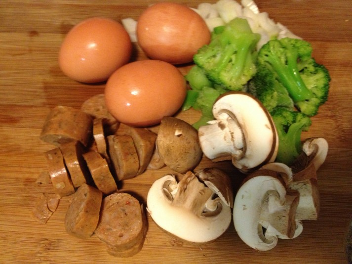omelette ingredients