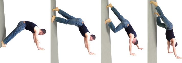 wall handstand