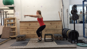 Box Squat Motion