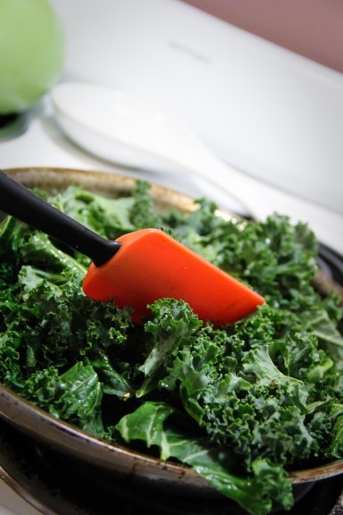 stir kale