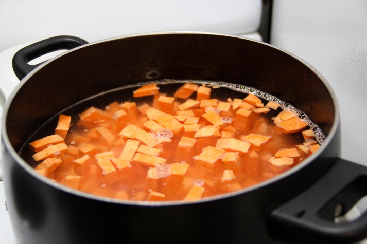 Noel: Potatoes in water