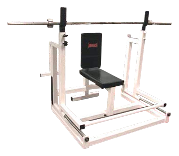 The rack will be important for the seated overhead press, so you can come in and out of the movement safely.