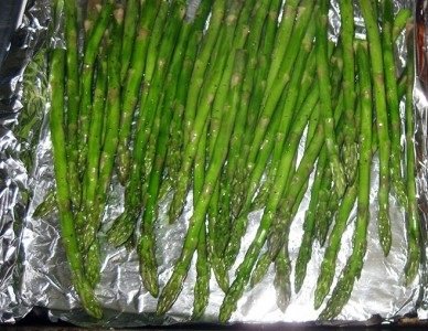 Asparagus is easy to grill.
