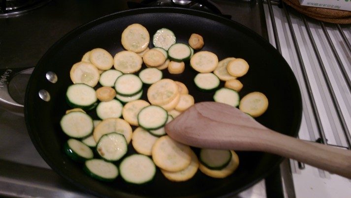Squash is really easy to cook.