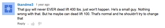 Never Deadlift 400