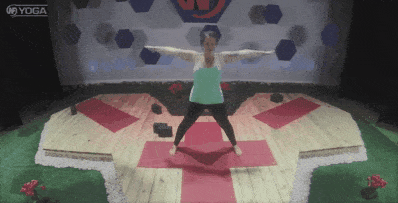 The Star Stretch is a great practice to touch your toes.