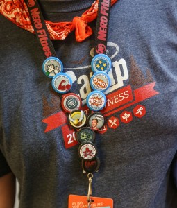 camper badge level up