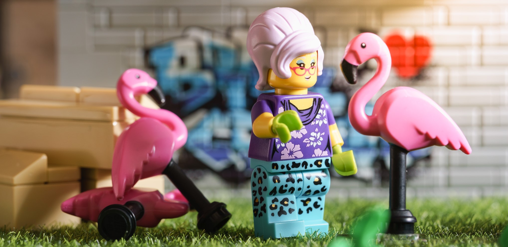 This LEGO wants to know if she can start her fitness journey. Let's explore.