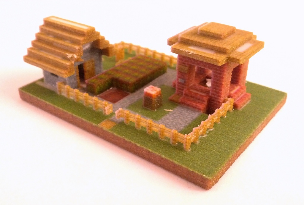 One brick at a time is how you build a house like this.