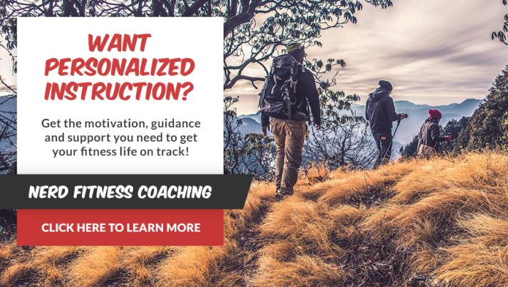Nerd Fitness Coaching Banner