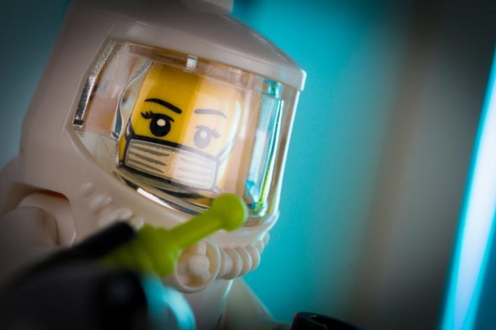 This LEGO is researching whether soy causes man boobs!