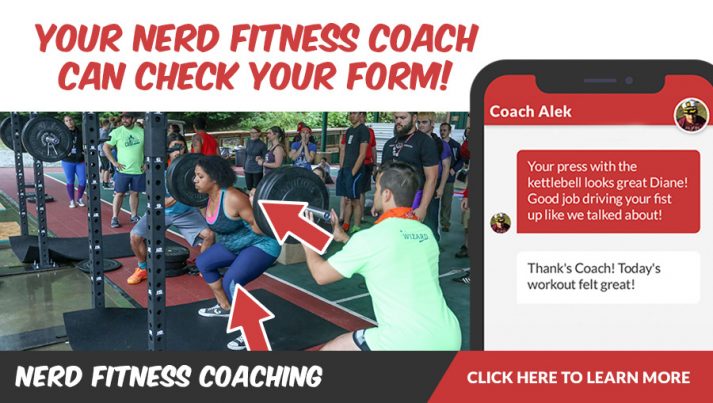 Nerd Fitness Coaching Banner
