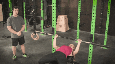 As Staci shows here, keep your arms vertical (as much as you can).