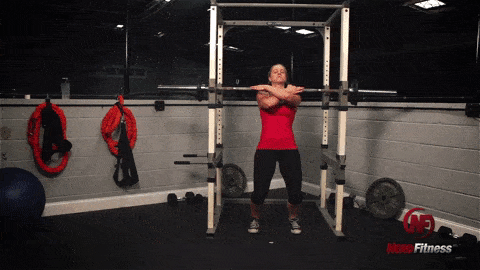 The Genie Squat is a great way to start Front Squatting!