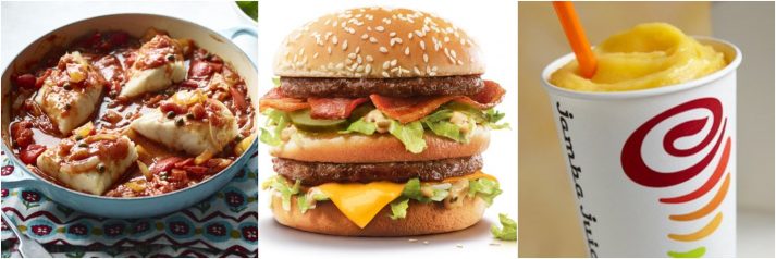 Our earlier example showing you 650 calories in food.