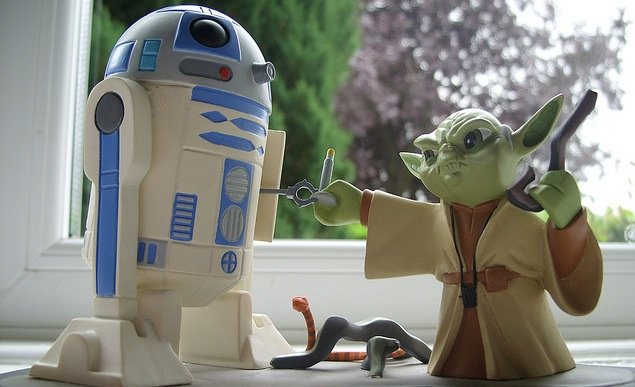 Yoda knows a lot about healthy eating (and fixing R2)