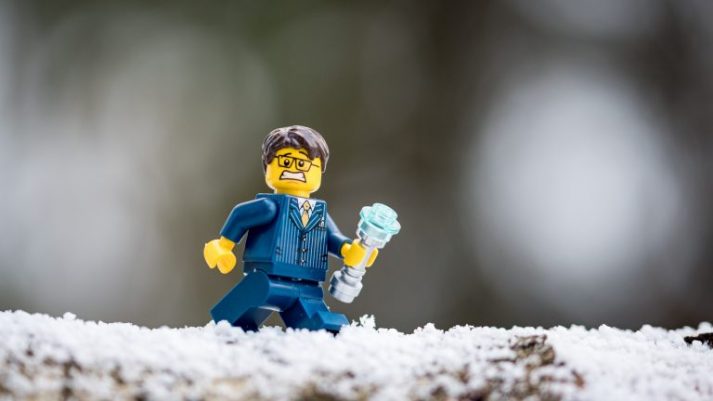 This LEGO needs to relax, all his training at the gym will pay off. 