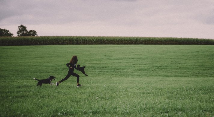 If you have to chase a dog, you'll be off the couch and running without even trying.