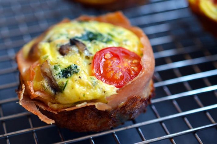 A Frittata like so can make a great healthy breakfast.