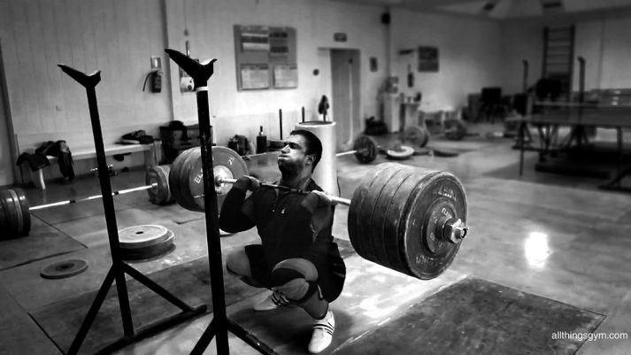 The barbell front squat is a fantastic exercise for strength training