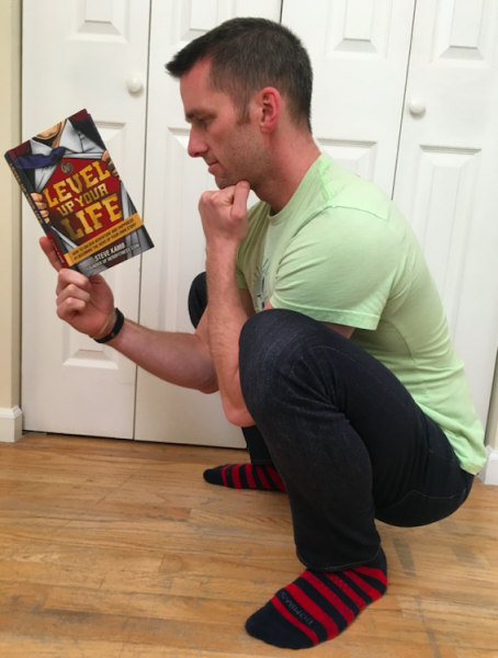 Accumulate time sitting in a deep squat to increase your squat depth!