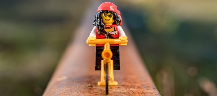 This biker loves interval training.
