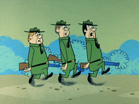 Don't do the Military Diet, run away like these soldiers. 