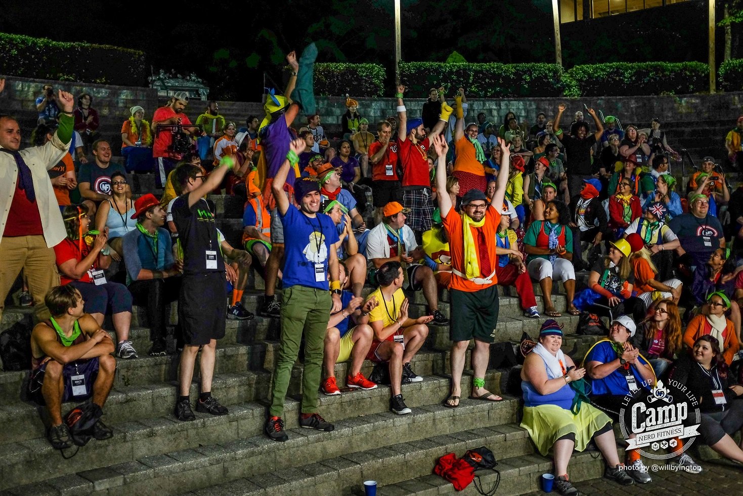 We had people from all ages at Camp Nerd Fitness!!!