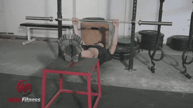 Raising your feet will make rows more challenging.