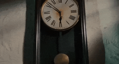 A clock on the wall