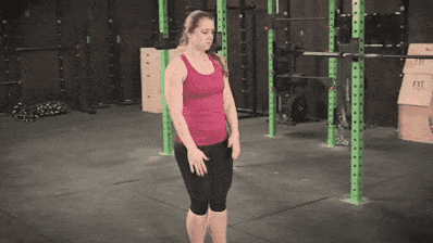 Coach Staci and Jim showing you the lateral lunge.