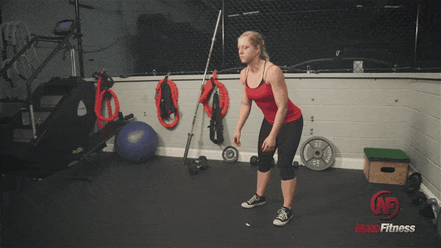 Coach Staci showing you how to perform a good morning